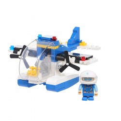 Police helicopter builder with 112 parts Banbao 41299 