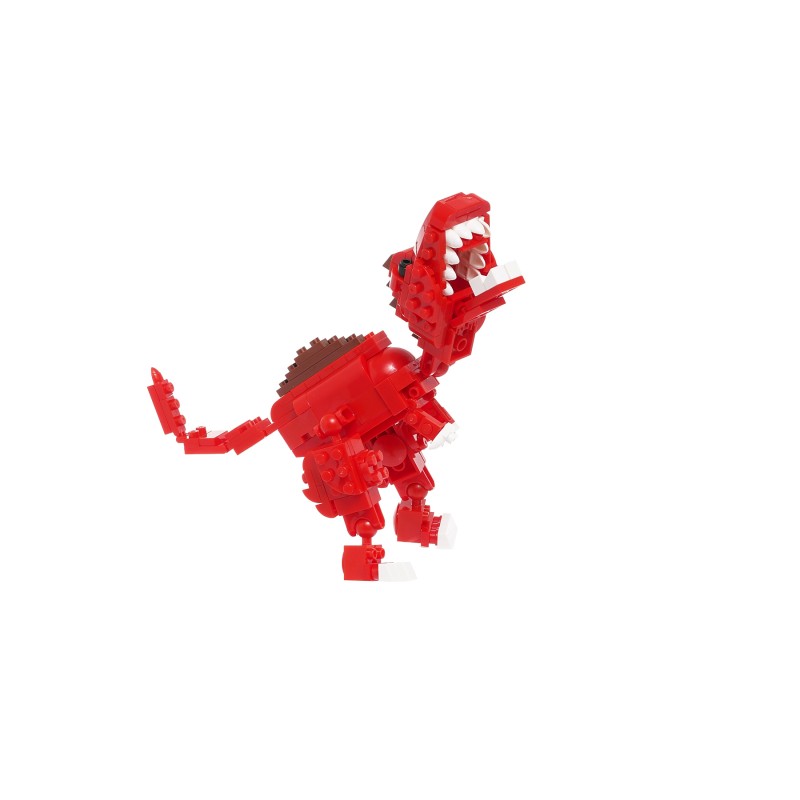 Конструктор червен динозавър, 155 части Banbao