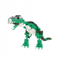 Constructor Dinozaur verde cu 139 de piese Banbao 41315 