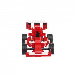 Constructor „Masina de curse F1 rosie” cu 102 de piese Banbao 41332 5