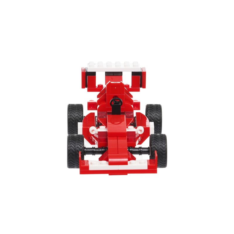 Constructor „Masina de curse F1 rosie” cu 102 de piese Banbao
