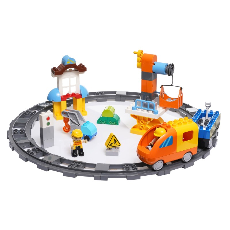 Constructor electric train with 86 parts Banbao