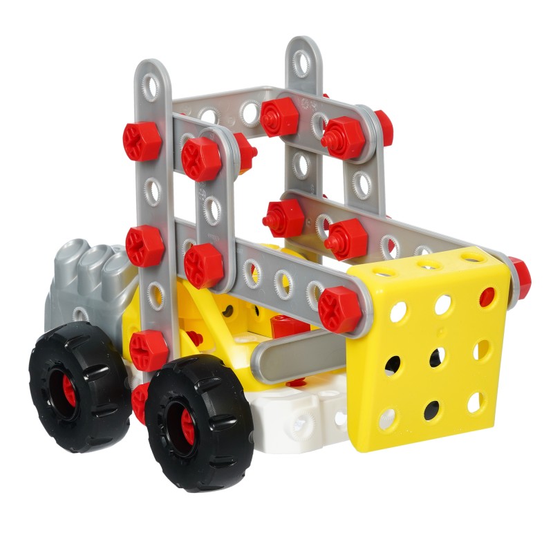 Theo Klein 8792 Bosch 3-in-1 Constructor Team construction set | For building different construction vehicles | Includes construction plans for 3 models | Toys for children aged 3 and over BOSCH