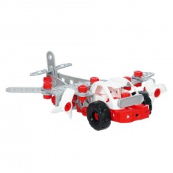 Theo Klein 8791 Bosch 3 in 1 Konstruktions-Set Helicopter Team I Zum Bau verschiedener Luftfahrzeuge I Inklusive Baupläne für 3 Modelle I Spielzeug für Kinder ab 3 Jahren BOSCH 41463 