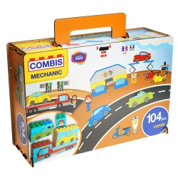 Constructor with stickers Mechanic 104 parts Deluxe Game Movil 41575 