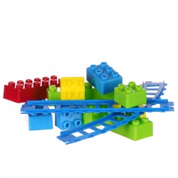 Deluxe constructor in a wooden box 82 parts Game Movil 41583 2