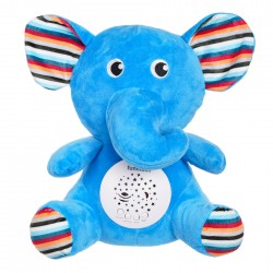 Soothing plush elephant with projection night lamp GOT 41643 