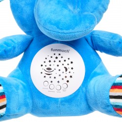 Soothing plush elephant with projection night lamp GOT 41644 2