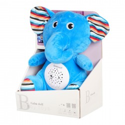 Soothing plush elephant with projection night lamp GOT 41646 4