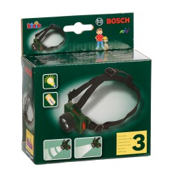 Theo Klein 8758 Bosch headlamp with adjustable headband I battery operated I head pad for comfort I dimensions: 7 cm x 7 cm x 2 cm I Toys for children aged 3 and over BOSCH 41667 6