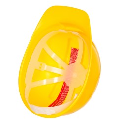 Theo Klein 8127 Bosch Safety Helmet I Toy helmet in the style of a worker's hard hat I Adjustable size I Dimensions: 25.8 cm x 19.5 cm x 11 cm I Toy for children aged 3 years and up BOSCH 41677 3