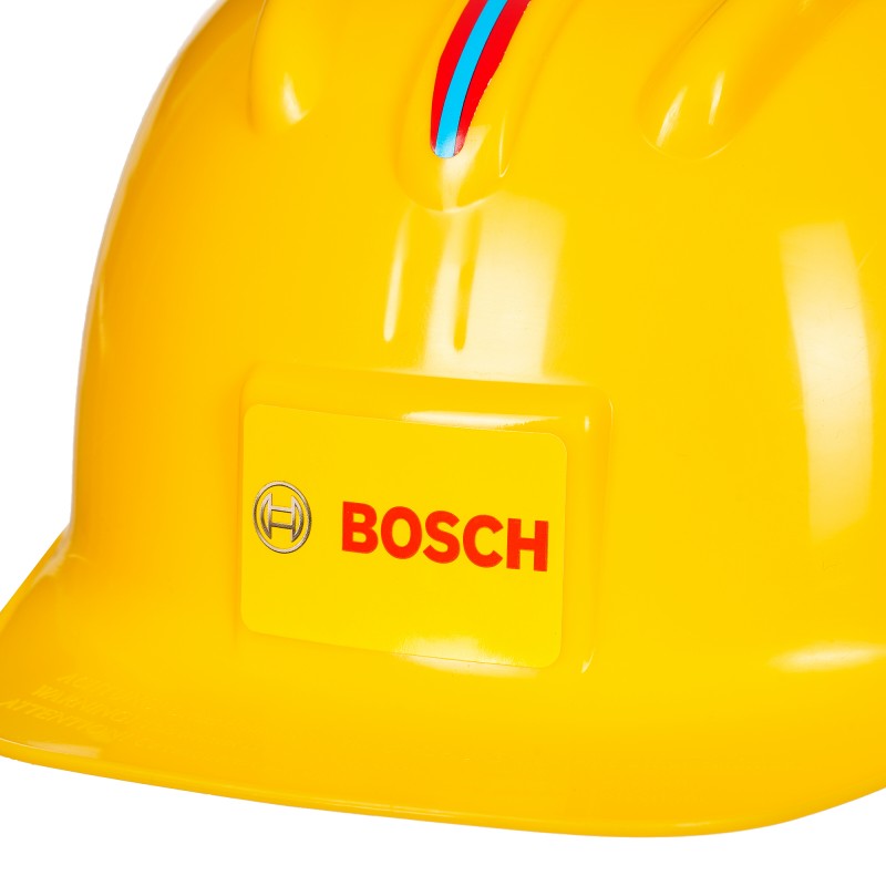 Theo Klein 8127 Bosch Handwerkerhelm | Der Spielzeughelm im Handwerker-Look | Größenverstellbar | Maße: 25,8 cm x 19,5 cm x 11 cm | Spielzeug für Kinder ab 3 Jahren BOSCH