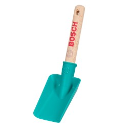 Theo Klein 2789 Bosch hand shovel, short I Square, robust hand shovel I Stable wooden handle I Dimensions: 22 cm x 6 cm x 2.5 cm I Toys for children aged 3 and over BOSCH 41692 