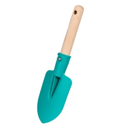 Theo Klein 2786 Bosch hand shovel short I Round, robust hand spade I Stable wooden handle I Dimensions: 22 cm x 6 cm x 2.5 cm I Toys for children aged 3 and over BOSCH 41698 2