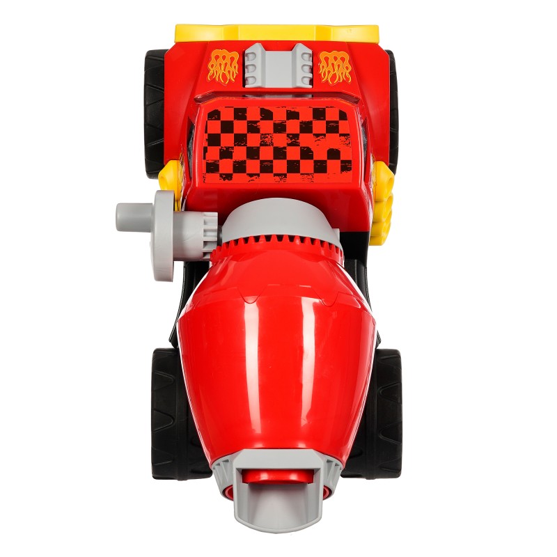 Theo Klein 2441 Hot Wheels concrete mixer | Concrete mixer scale 1:24 | With rotating drum | Dimensions: 23 cm x 11 cm x 14.5 cm | Toy for children above 3 years old Hot Wheels