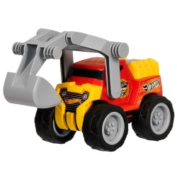 Theo Klein 2440 Hot Wheels Backhoe | High-quality excavator with a 1:24 scale| Shovel with robust joints | Dimensions: 22.5 cm x 11.5 cm x 12.5 cm | Toy for children aged 3 and over Hot Wheels 41715 