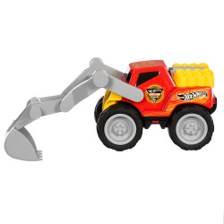 Theo Klein 2440 Hot Wheels Backhoe | High-quality excavator with a 1:24 scale| Shovel with robust joints | Dimensions: 22.5 cm x 11.5 cm x 12.5 cm | Toy for children aged 3 and over Hot Wheels 41716 2