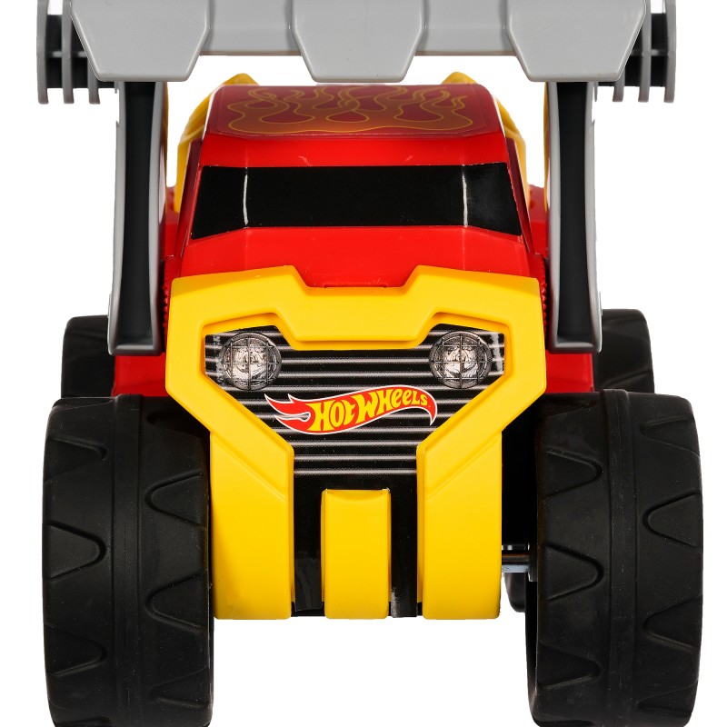 Excavator cu încărcare frontală pentru copii Hot Wheels, roșu Hot Wheels