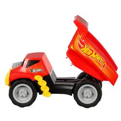 Theo Klein 2438 Hot Wheels Tipper | High-quality dump truck with a 1:24 scale | Construction site vehicle with wide tires | Dimensions: 22 cm x 11 cm x 12 cm | Toy for children aged 3 years and older. Hot Wheels 41733 2