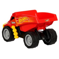 Theo Klein 2438 Hot Wheels Tipper | High-quality dump truck with a 1:24 scale | Construction site vehicle with wide tires | Dimensions: 22 cm x 11 cm x 12 cm | Toy for children aged 3 years and older. Hot Wheels 41735 3