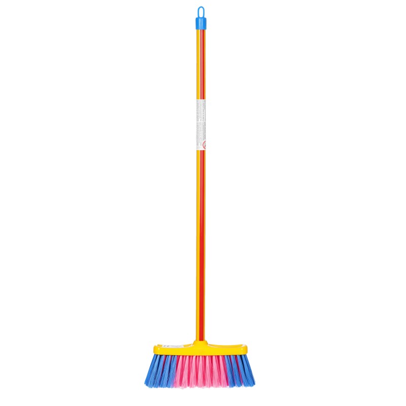 Theo Klein 6620 Pure Fresh broom, large I Children's broom with sturdy handle and robust plastic bristles I Dimensions: 18 cm x 4.5 cm x 61 cm I Toys for children aged 3 and over BOSCH