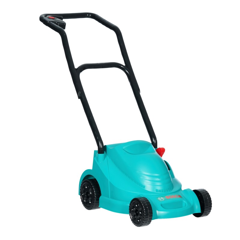 Theo Klein 2702 Bosch Rotak Lawn Mower I Makes rattling noise when pushed I Dimensions: 66 cm x 25 cm x 49 cm I Toy for children aged 18 months and up BOSCH