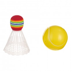 Set Tennis- und Badmintonschläger, 49 cm KY 41815 2