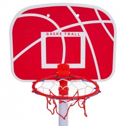 Košarkaški obruč na postolju visine 130 cm i lopta KY 41841 4