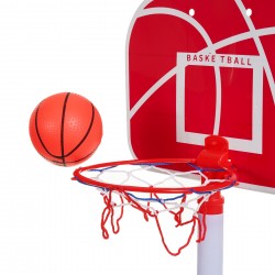 Баскетболен кош на стойка с височина 130 см и топка