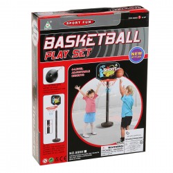 Баскетболен кош на стойка с височина 79 см. и топка