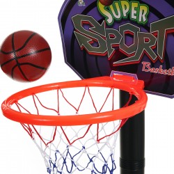 Basketball-Set mit Ball und Ständer, Höhe 127,5 cm KY 41858 4