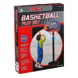 Basketball-Set mit Ball und Ständer, Höhe 127,5 cm KY 41859 7
