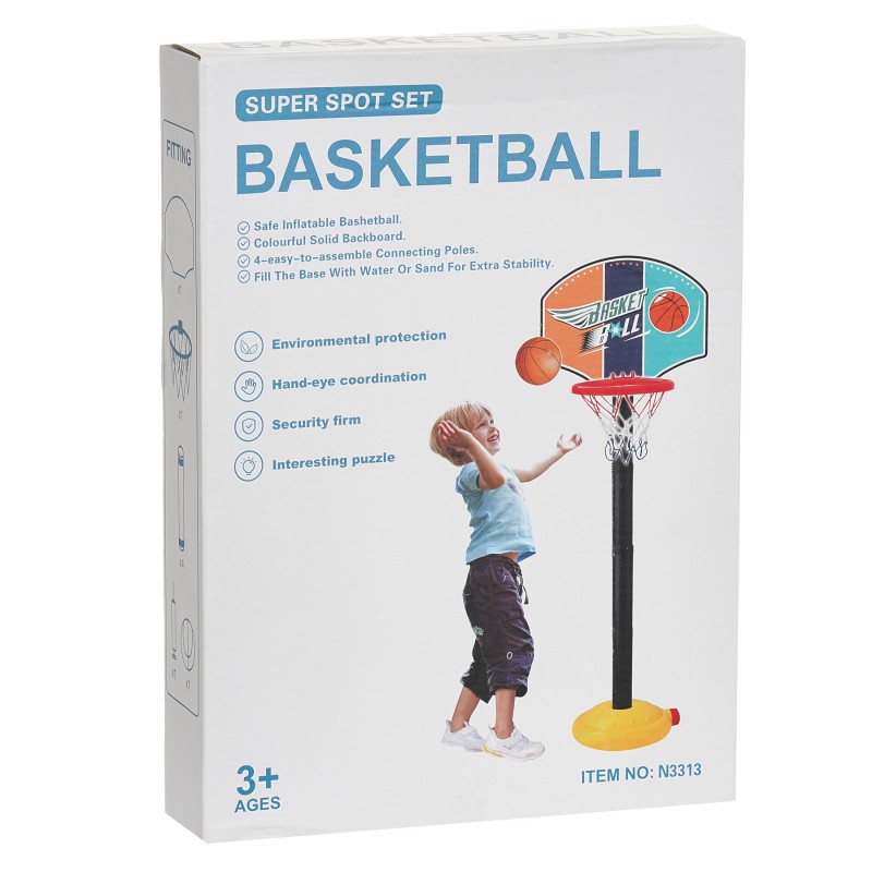 Super Sport Set Basketball, adjustable from 73 to 115 cm GOT