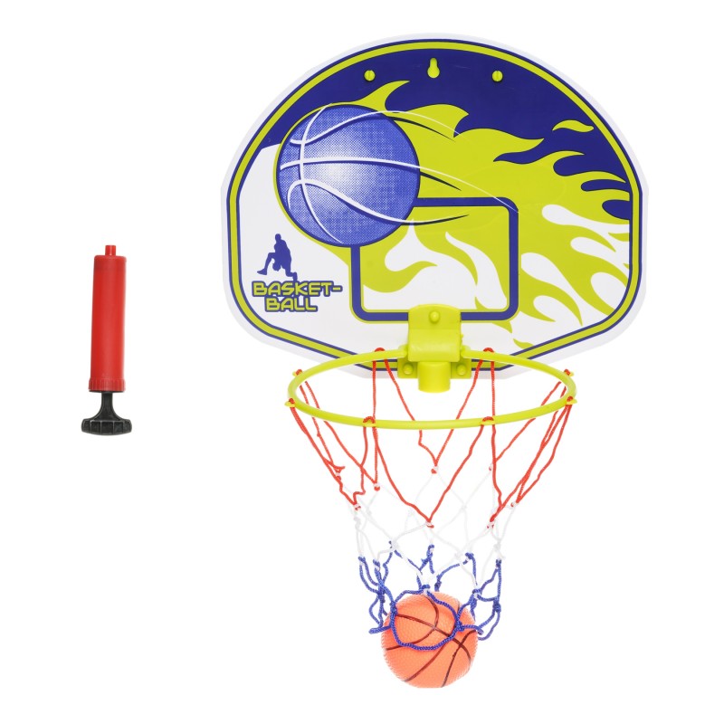 Basketball-Wandtafel mit Ball und Pumpe GT