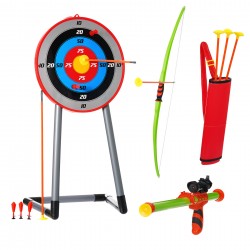 Set for shooting, bow and air rifle with arrows King Sport 41967 