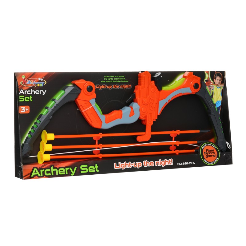 Bow with 3 arrows and infrared sight King Sport