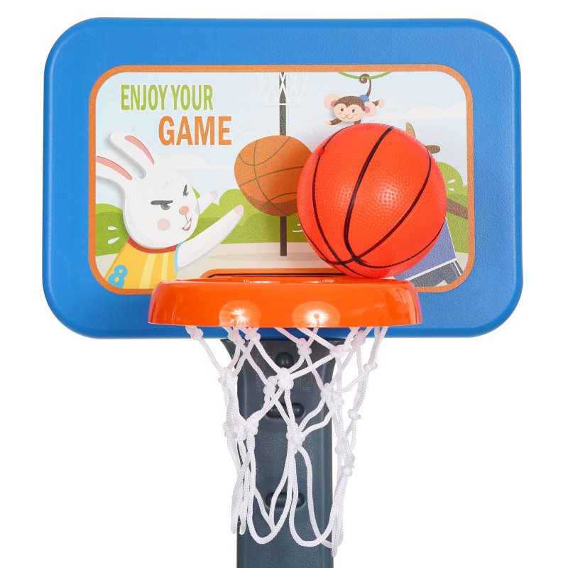 Basketballständer mit Ball, verstellbar von 78 bis 108 cm King Sport