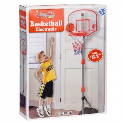 Electronic basketball hoop, adjustable 94 - 167 cm. King Sport 42014 5
