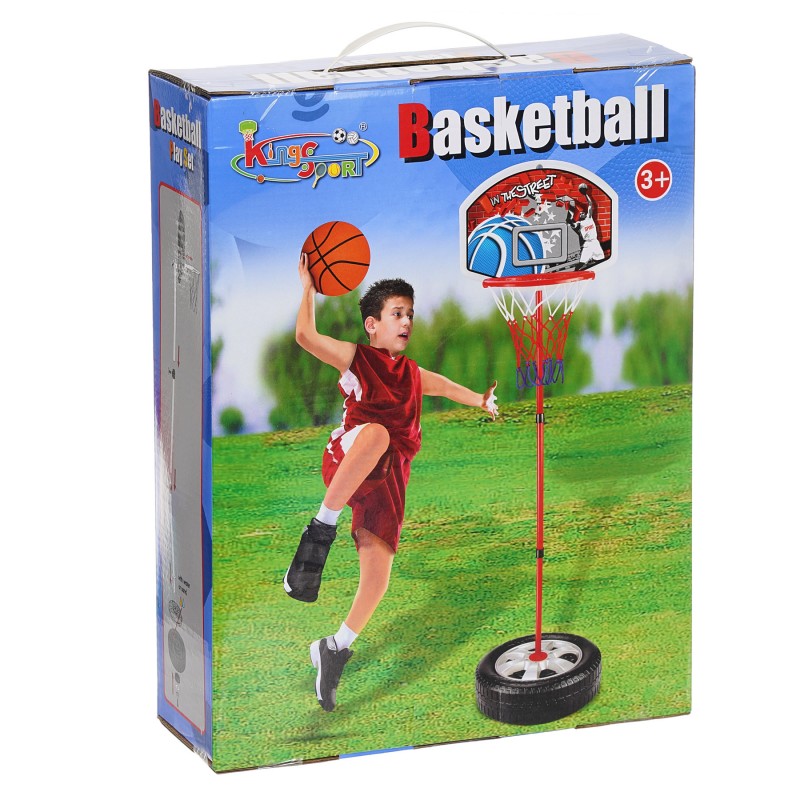 Basketball set, аdjustable 90 - 120 cm. King Sport
