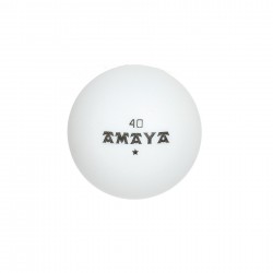 Satz Tischtennisbälle, 40 mm, 6-tlg. Amaya 42040 