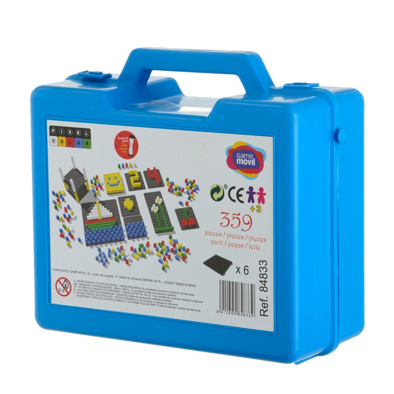 Children's mosaic in a briefcase, 359 pieces, 24 x 27 cm. Game Movil