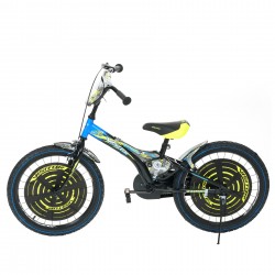 Bicicleta pentru copii TURBO 20"", neagră cu albastră Venera Bike 42182 2
