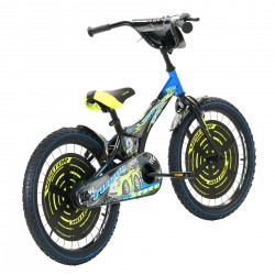 Bicicleta pentru copii TURBO 20"", neagră cu albastră Venera Bike 42185 5