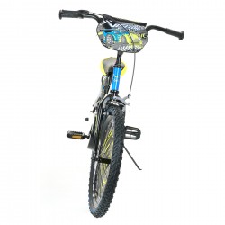 Bicicleta pentru copii TURBO 20"", neagră cu albastră Venera Bike 42188 8
