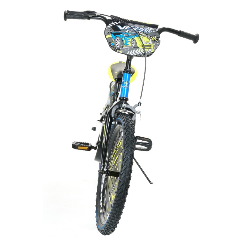 Bicicleta pentru copii TURBO 20"", neagră cu albastră Venera Bike