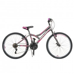Bicicleta pentru copii EXPLORER DAISY 24", gri Venera Bike 42200 6