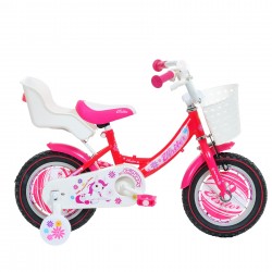 Bicicleta pentru copii FAIR PONY VISITOR 12", roz Venera Bike 42214 6