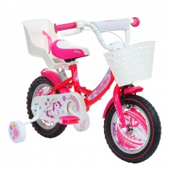 Bicicleta pentru copii FAIR PONY VISITOR 12", roz Venera Bike 42215 7