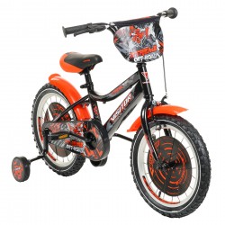 Bicicleta pentru copii XTREME VISITOR 16", neagră Venera Bike 42222 2