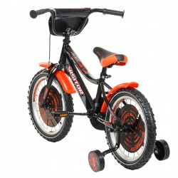 Bicicleta pentru copii XTREME VISITOR 16", neagră Venera Bike 42225 4